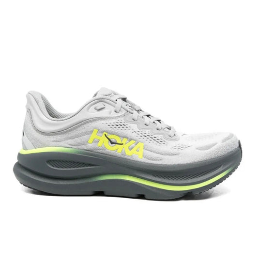 Hoka Bondi 9 Grey Yellow
