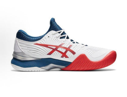 נעלי Asics Court FF2 White Red Blue מקוריות בעיצוב אופנתי עכשווי לקידום אתר