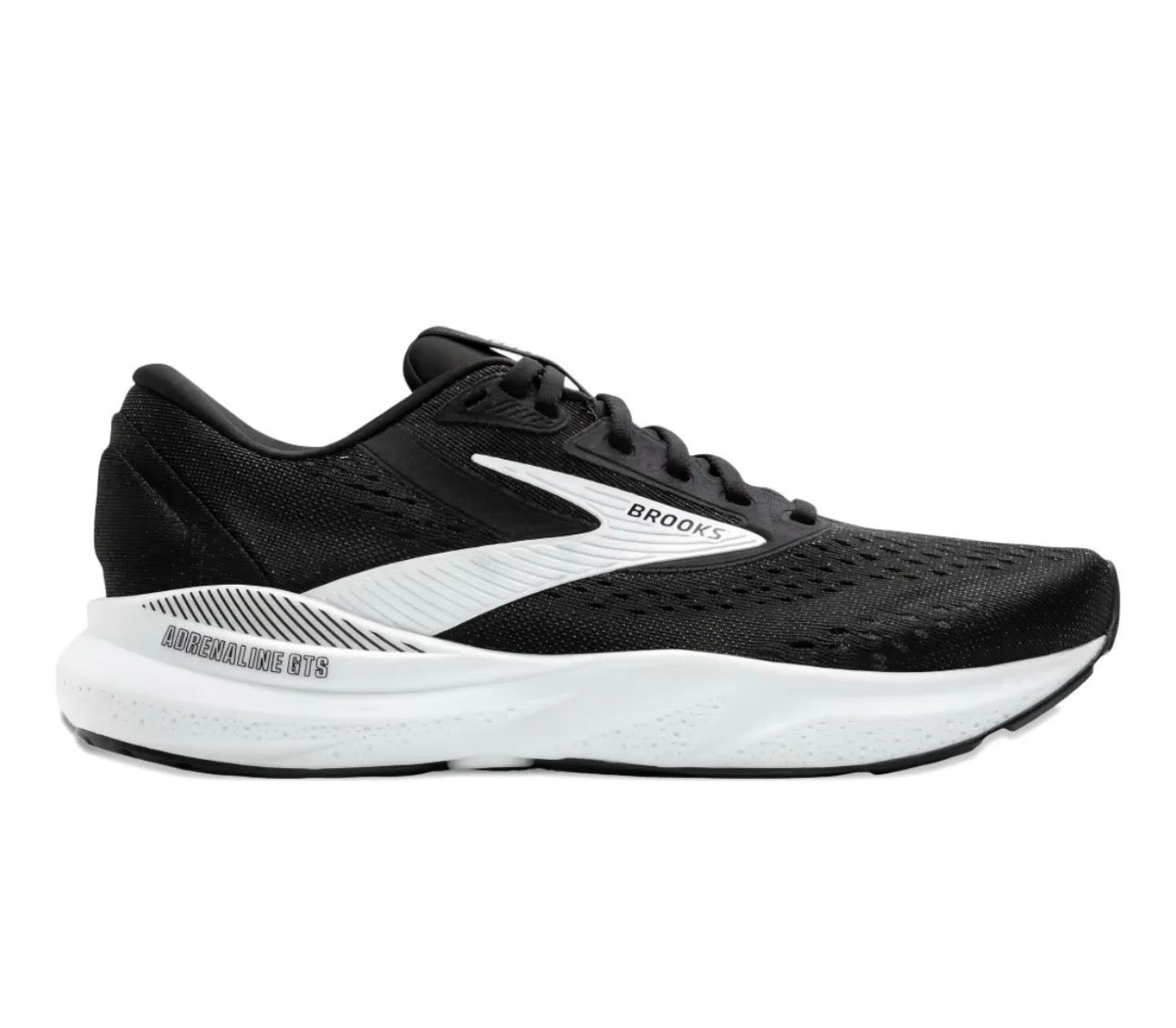 brooks Launch Black White