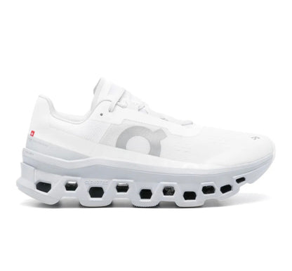 On Cloudmonster white grey