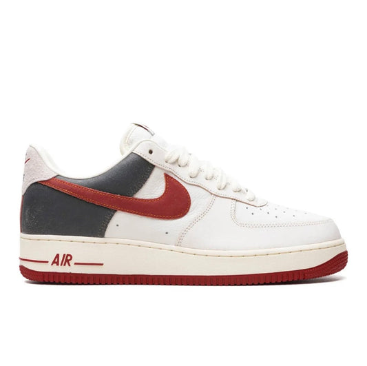 Nike AIR FORCE 1 White Grey Red