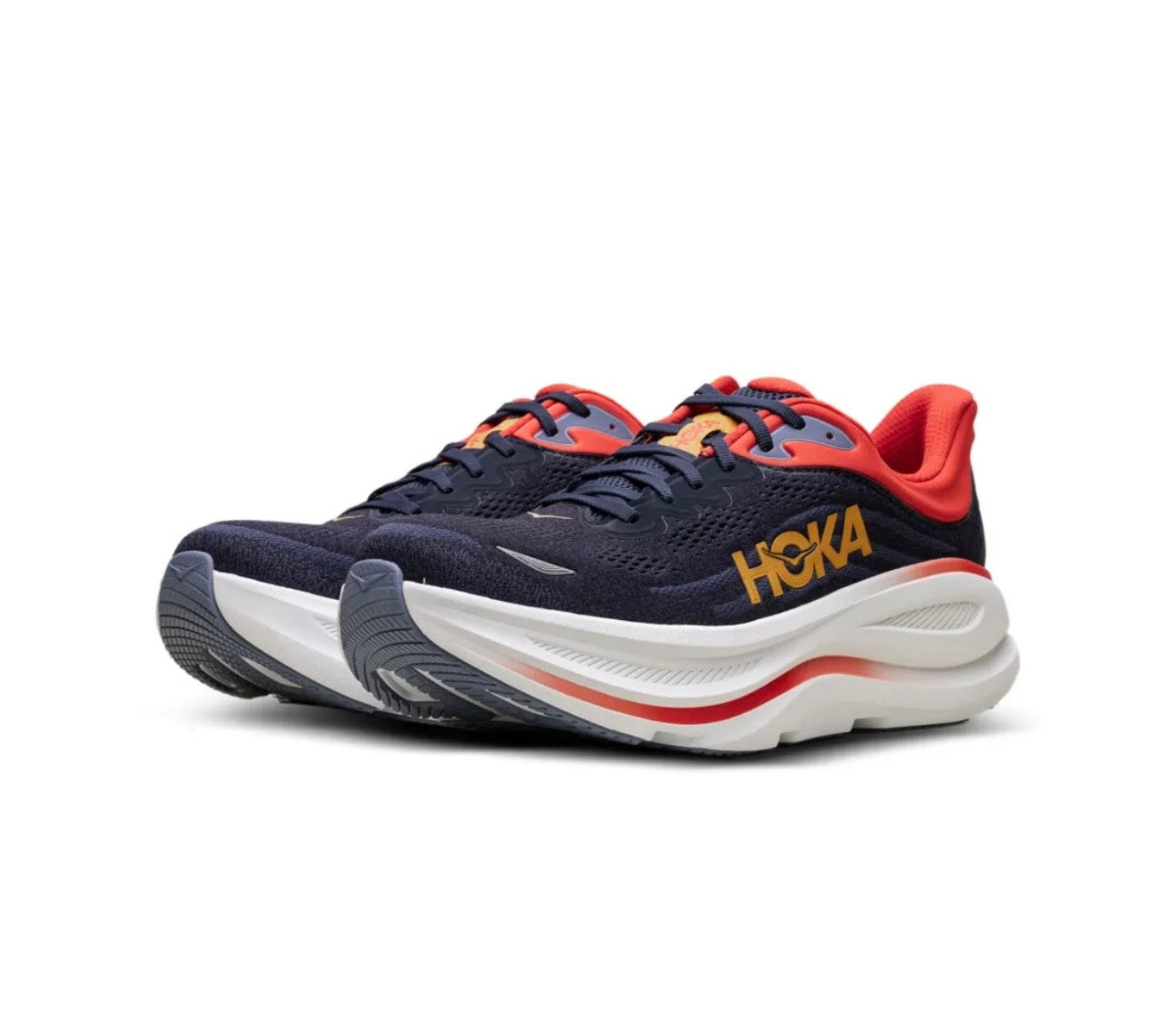 Hoka Bondi 9 Blue Red