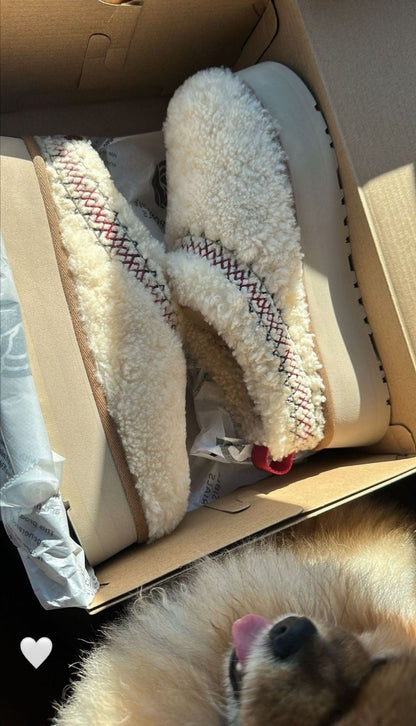 Ugg Tazz Platform Slippers sheep מידה 40