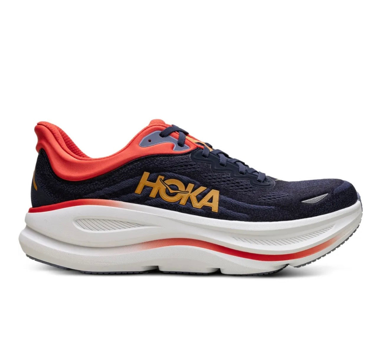 Hoka Bondi 9 Blue Red