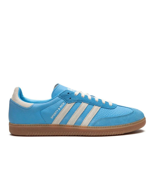 נעלי Adidas Samba Sporty & Rich Blue מקוריות בעיצוב אופנתי עכשווי לקידום אתר