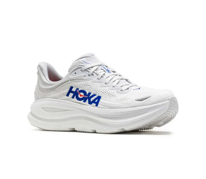 Hoka Bondi 9 White Blue