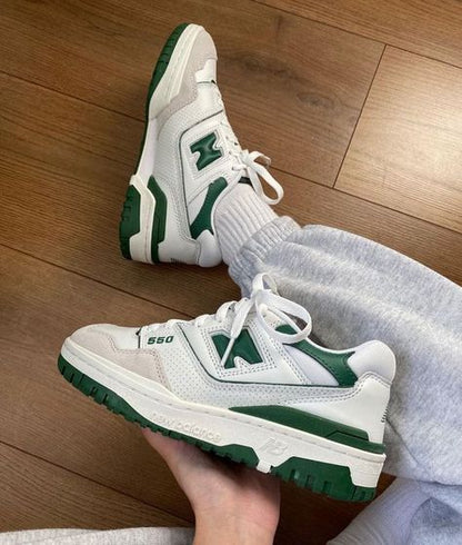 New Balance 550 White Green מידות 38