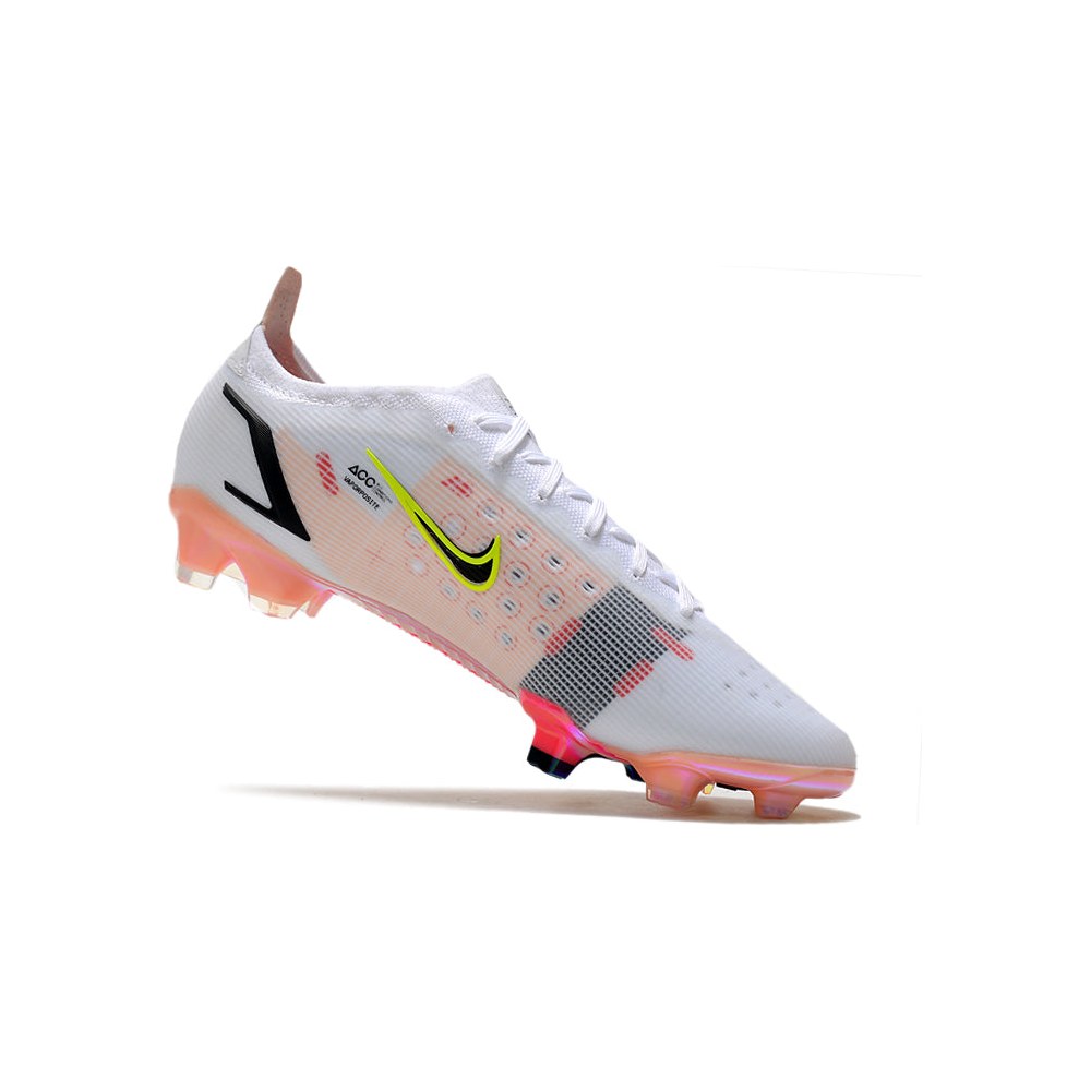 NIKE MERCURIAL VAPOR 14 ELITE FG – White Silver Pink