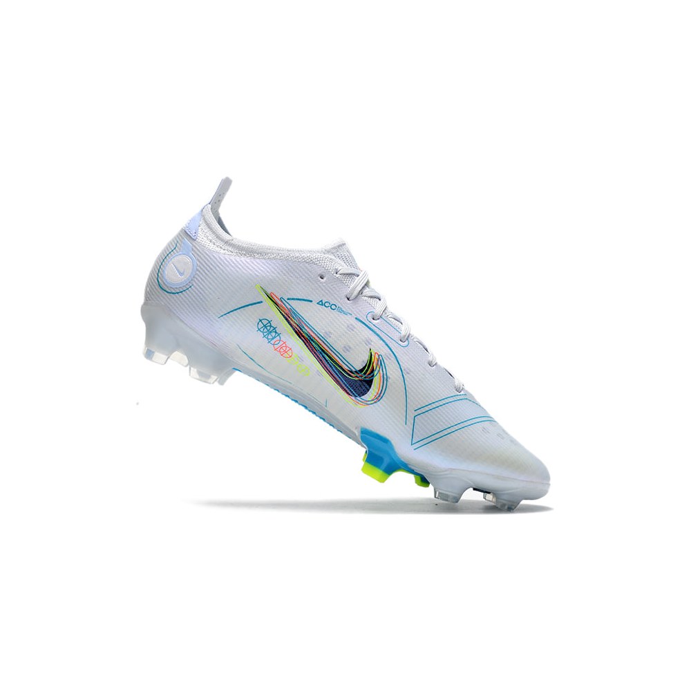 NIKE MERCURIAL VAPOR 14 ELITE FG – White Silver Blue