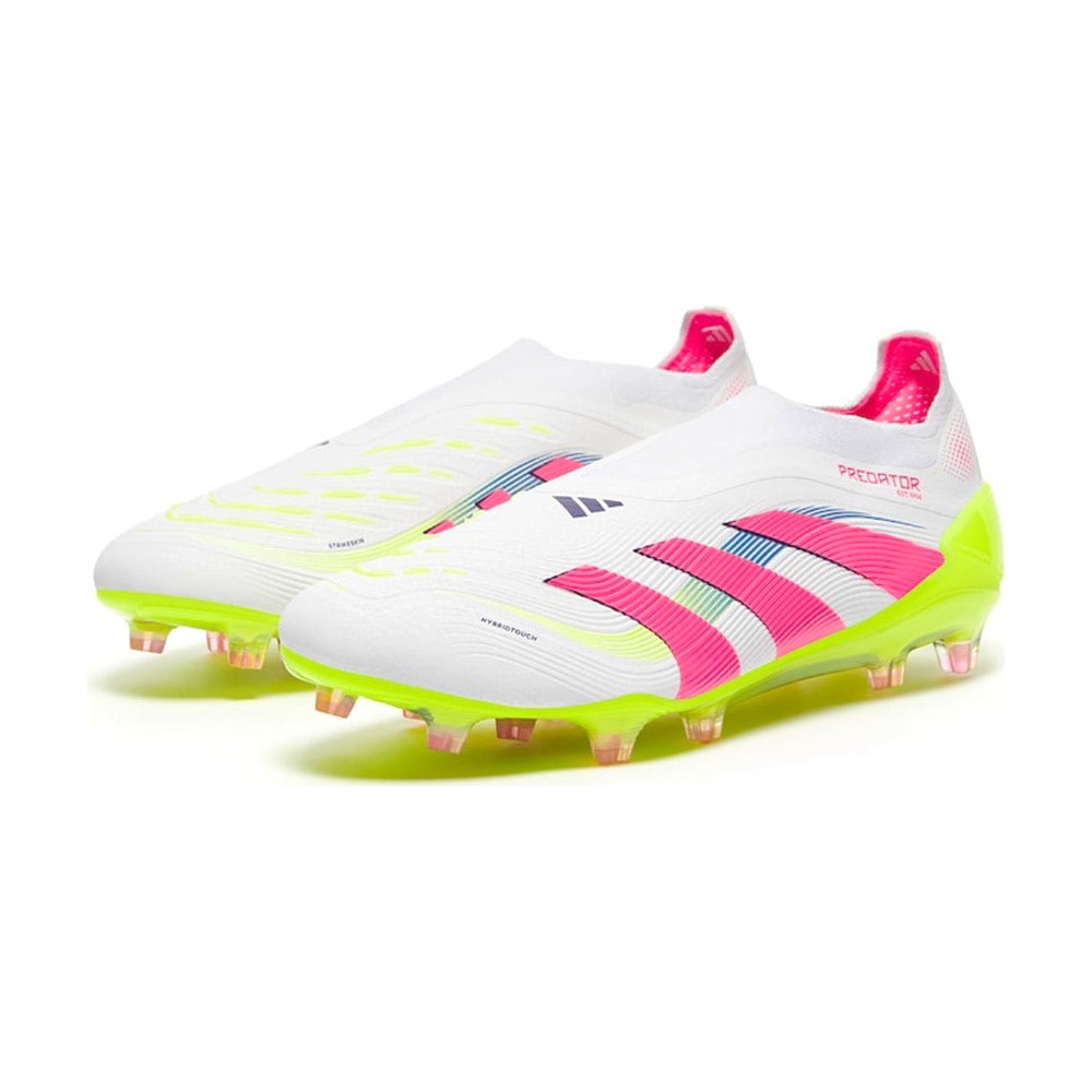 ADIDAS PREDATOR ELITE Laceless FG – White Pink