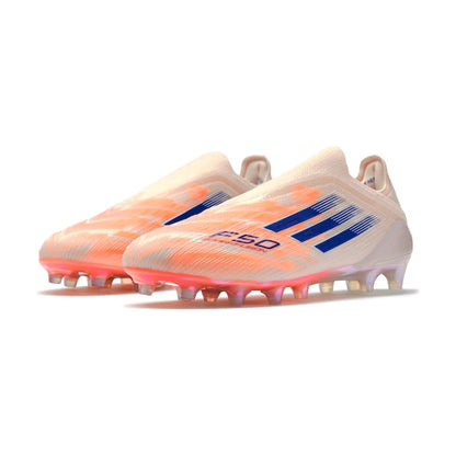 adidas F50 Elite Laceless FG – White Blue